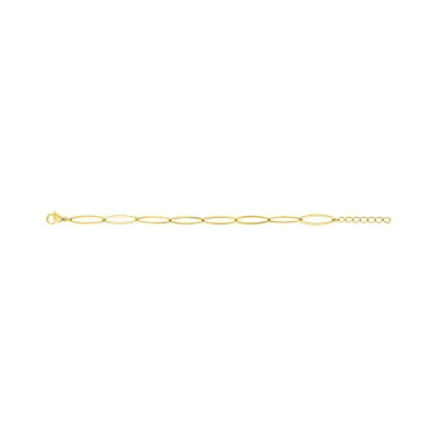 Bracelet en acier doré