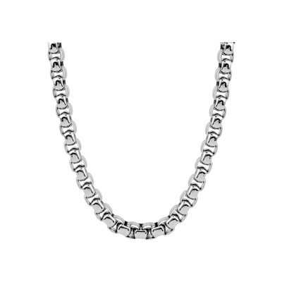 Collier en acier, taille 50cm