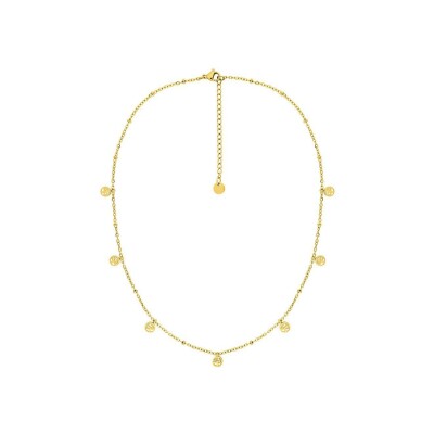 Collier en acier doré