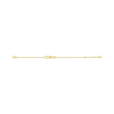 Bracelet en acier doré