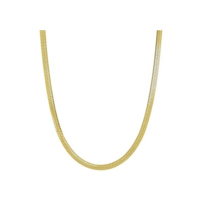 Collier en acier doré