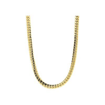 Collier en acier doré