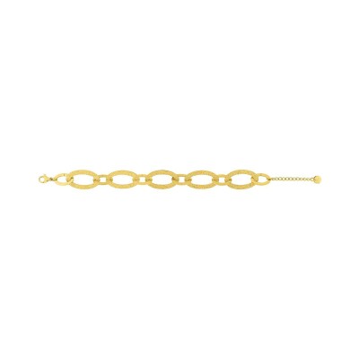 Bracelet en acier doré