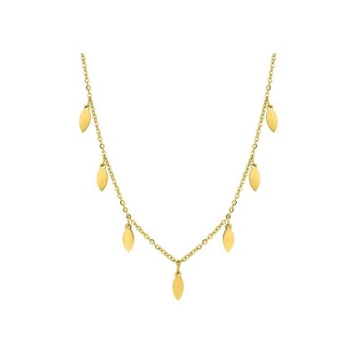Collier en acier doré