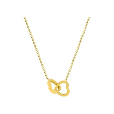 Collier en acier doré