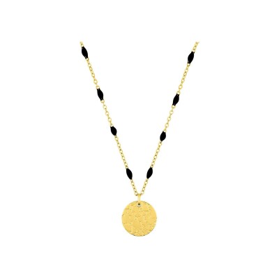 Collier en acier doré