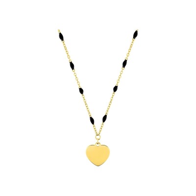 Collier en acier doré