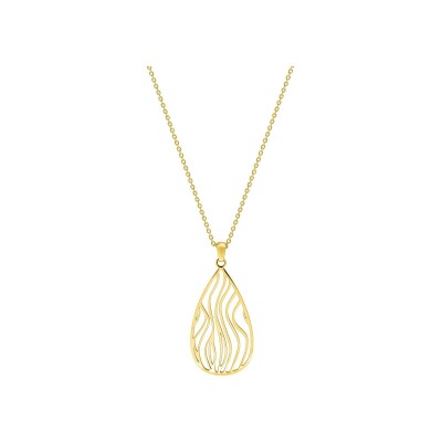 Collier en acier doré