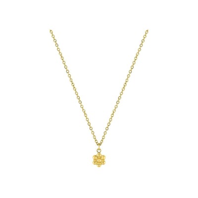 Collier en acier doré