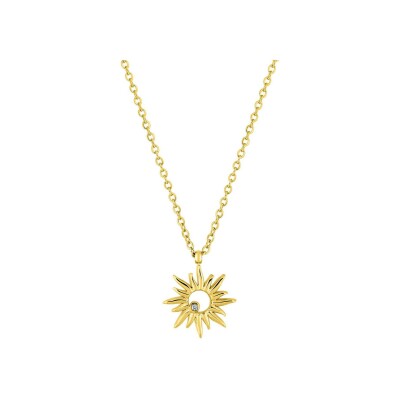 Collier en acier doré