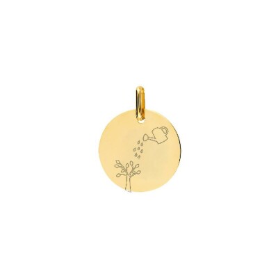 Médaille Arbre de vie en or jaune