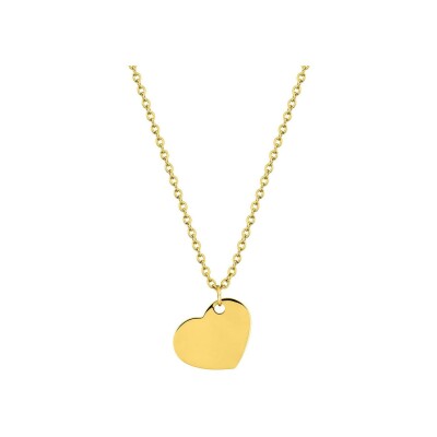 Collier en acier doré