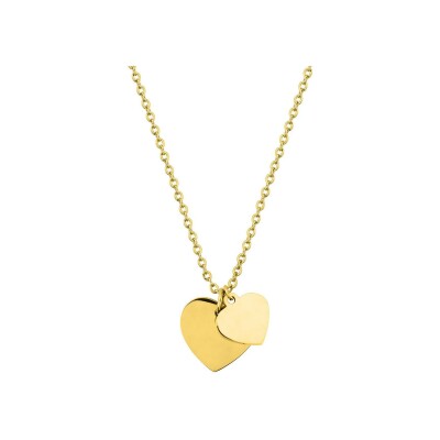 Collier en acier doré
