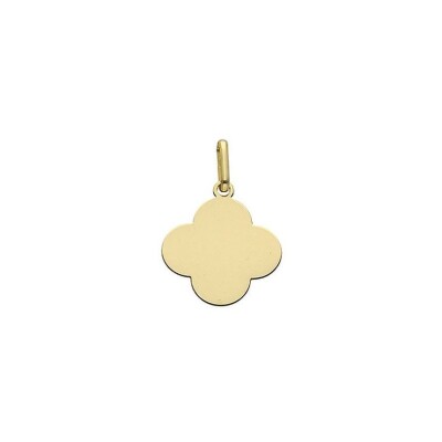 Pendentif Trèfle en or jaune