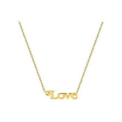 Collier en acier doré