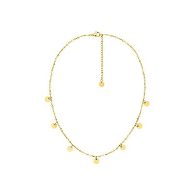 Collier en acier doré
