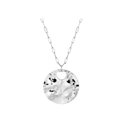 Collier sautoir en acier