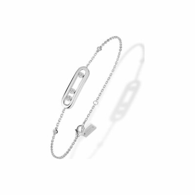 Messika Baby Move bracelet, white gold, diamonds