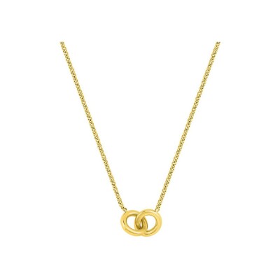 Collier en acier doré