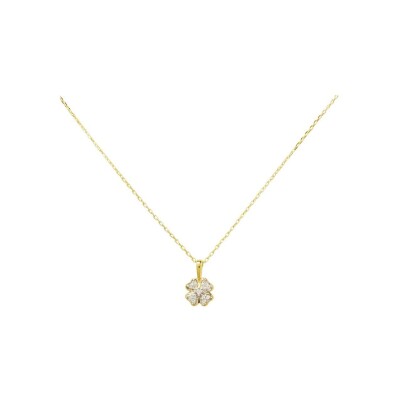 Collier en or jaune et diamant