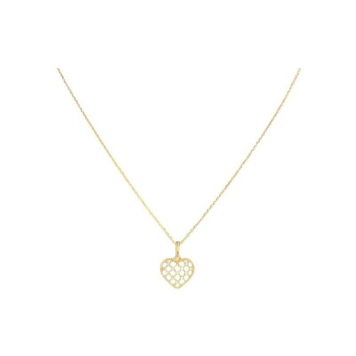 Collier en or jaune et diamant