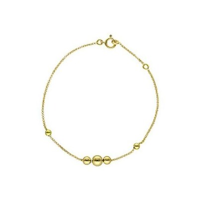 Bracelet Boules en or jaune