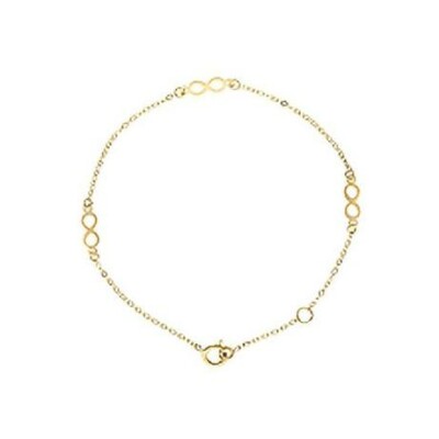 Bracelet Infinity en or jaune