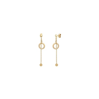 Boucles d'oreilles Cercle en or jaune