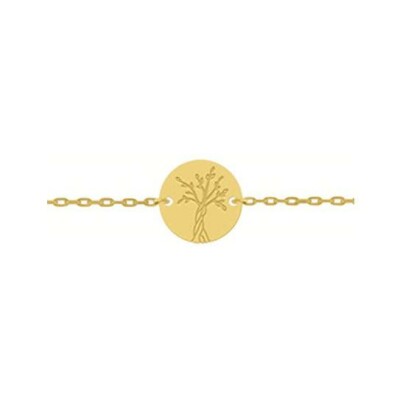 Bracelet Arbre de vie en or jaune