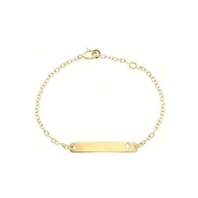 Bracelet Identité en or jaune