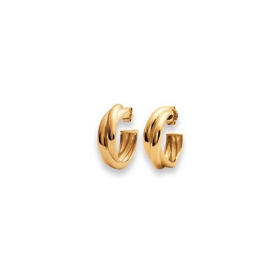 Boucles d'oreilles belOReil en plaqué or