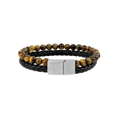 Bracelet en matière synthétique et acier