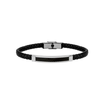 Bracelet en matière synthétique et acier