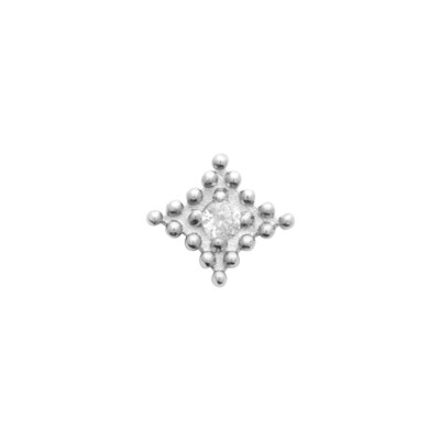 Piercing belOReil Etoile en argent et oxyde de zirconium