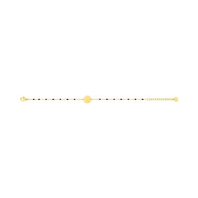 Bracelet en acier doré