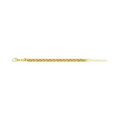 Bracelet en acier doré