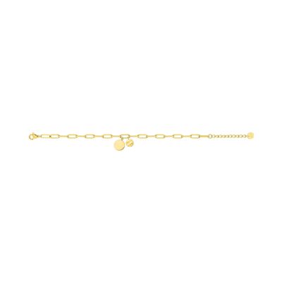 Bracelet en acier doré
