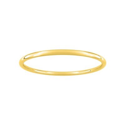 Bracelet rigide en acier doré