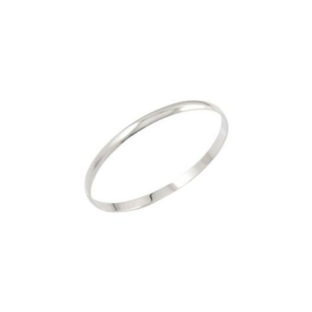 Bracelet rigide demi rond en acier