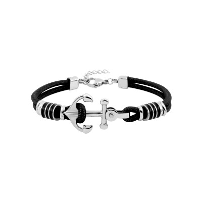 Bracelet corde en nylon et acier