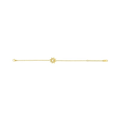 Bracelet en acier doré
