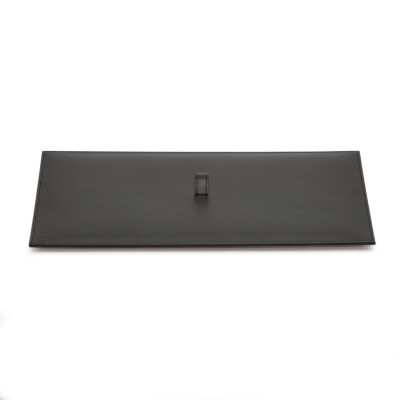 Wolf 1834 Vault Tray Lid, black vegan leather