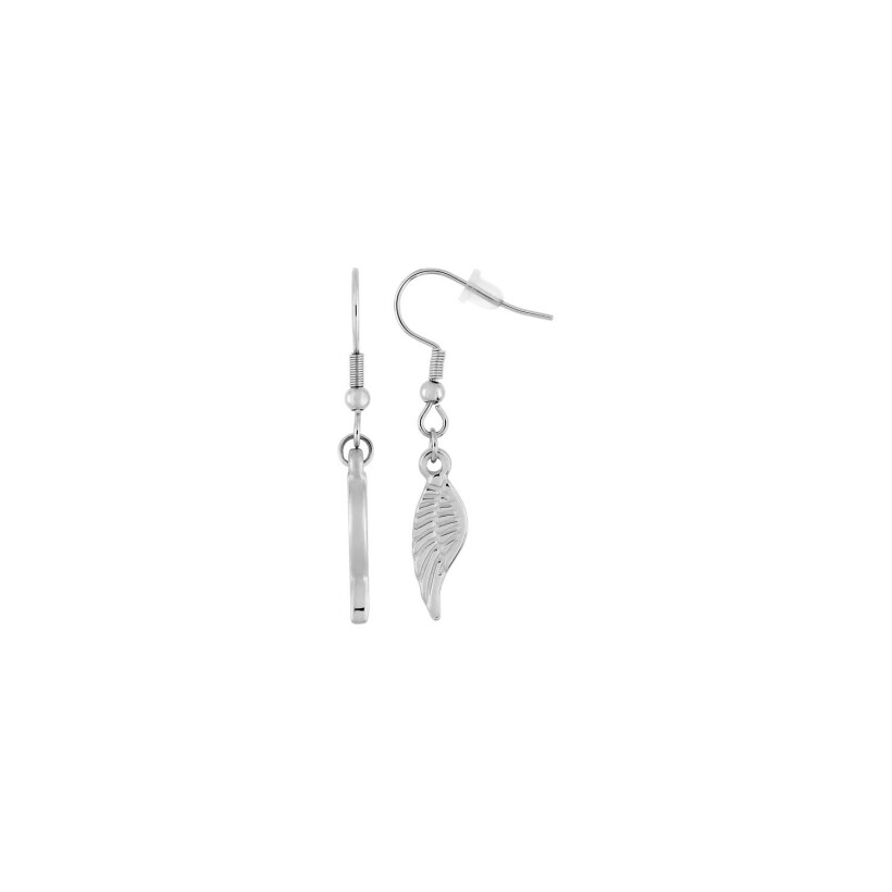 Boucles d'oreilles crochet en acier 