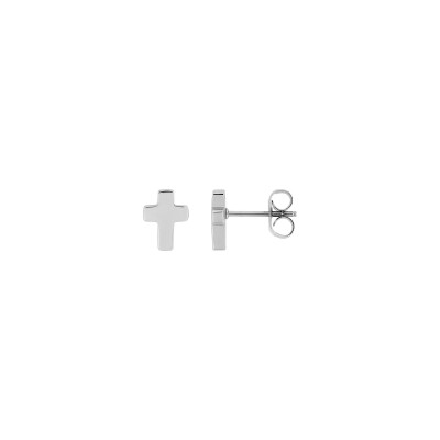 Boucles d'oreilles clous en acier
