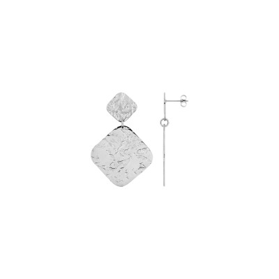 Boucles d'oreilles pendantes en acier