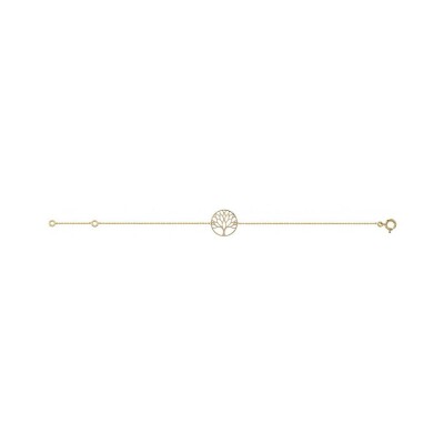 Bracelet Arbre de vie en or jaune