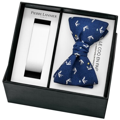 Coffret LE COQ EN PAP Noeud Bleu