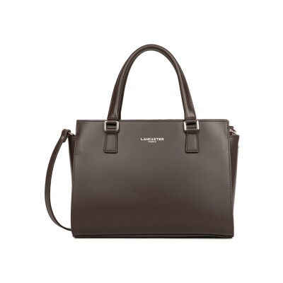 Sac à main zippé Lancaster Smooth M