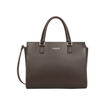 Sac cabas zippé Lancaster Smooth L