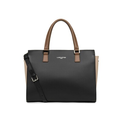 Sac cabas zippé Lancaster Smooth L